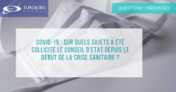 Crise sanitaire et Conseil d'Etat