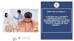 Retrait autorité parentale
